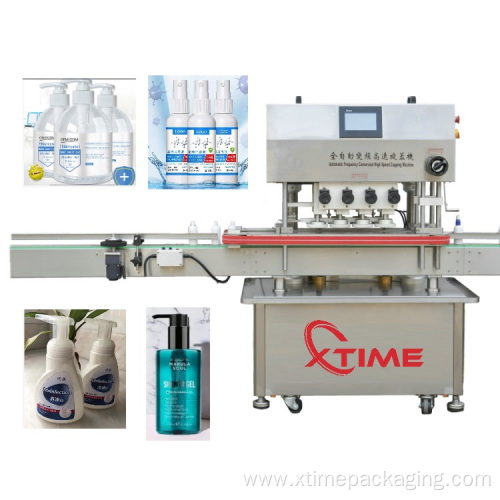 Standard Bottle Hand Sanitizer Filling Capping Machine